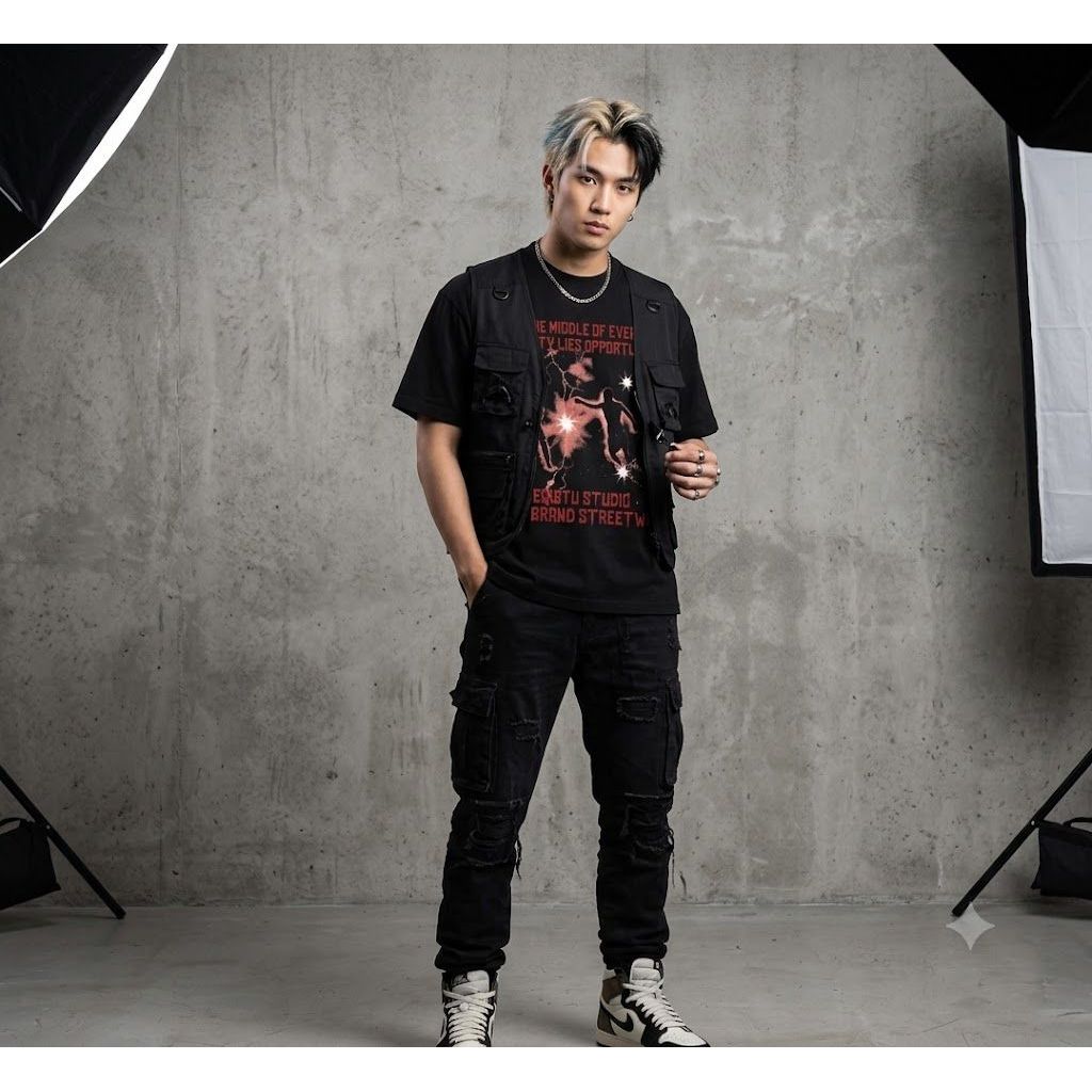 Áo Thun Form Big Boxy '' VEQISTU TSUDID '' Cotton 100% Local Brand Unisex Cổ Tròn