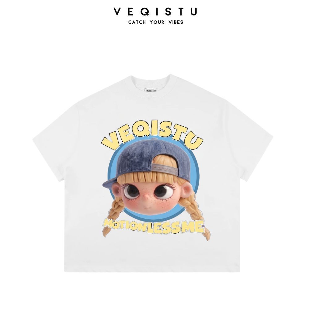 Áo Thun BOXY Local Brand VEQISTU "Baby", Áo Thun Boxy Form Rộng Unisex  250Gsm 100% Cotton