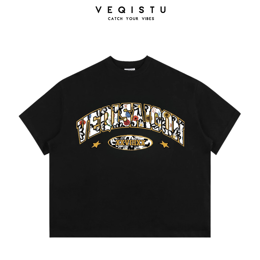 [XX Ver2] Áo thun BOXY Local Brand VEQISTU " XXVIIIXX" Áo Thun Boxy Form Rộng Unisex 250Gsm Cotton