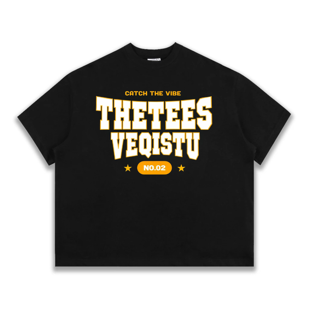 Áo Thun BOXY Local Brand VEQISTU "Thetees", Áo Thun Boxy Form Rộng Unisex Nam Nữ 250Gsm 100% Cotton