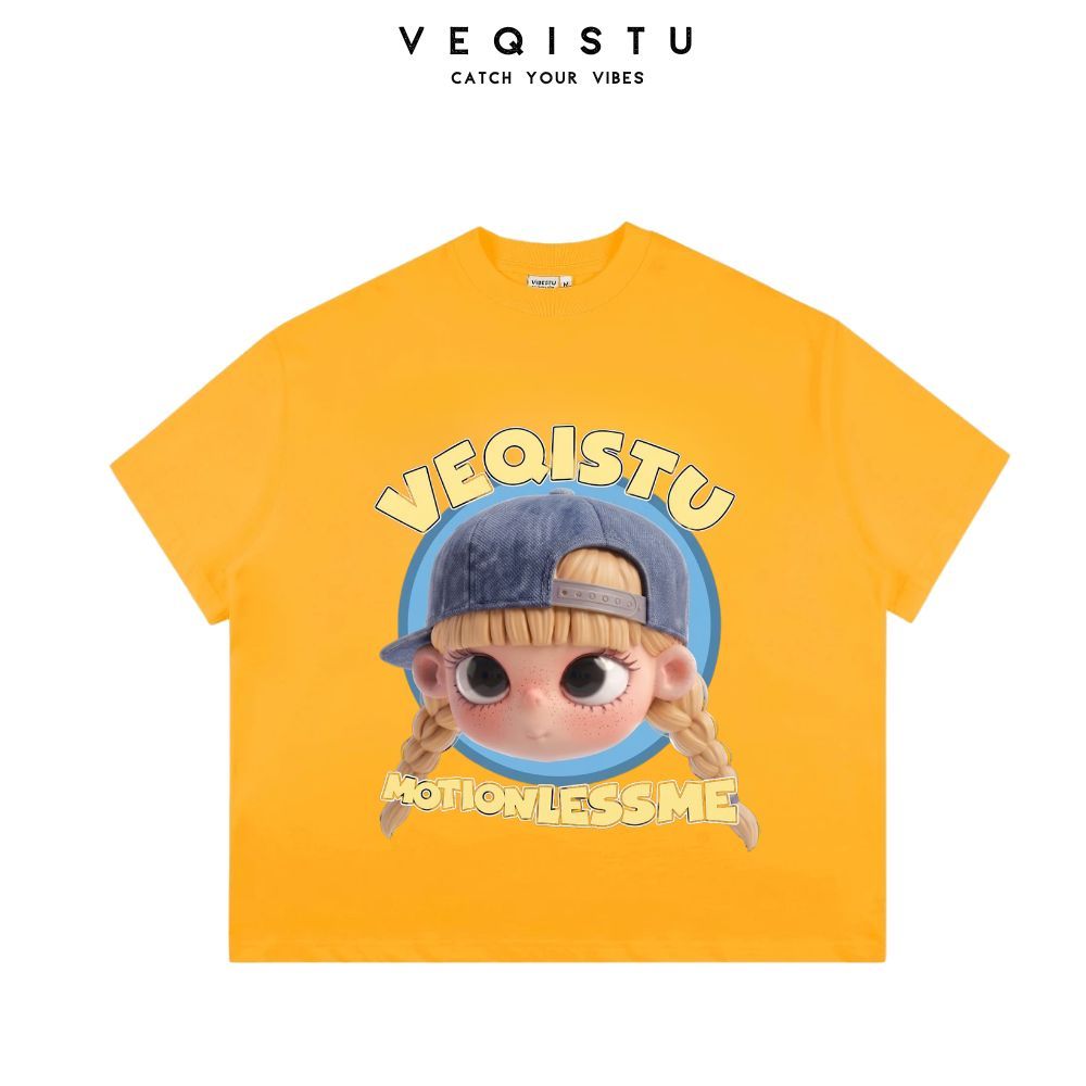 Áo Thun BOXY Local Brand VEQISTU "Baby", Áo Thun Boxy Form Rộng Unisex  250Gsm 100% Cotton