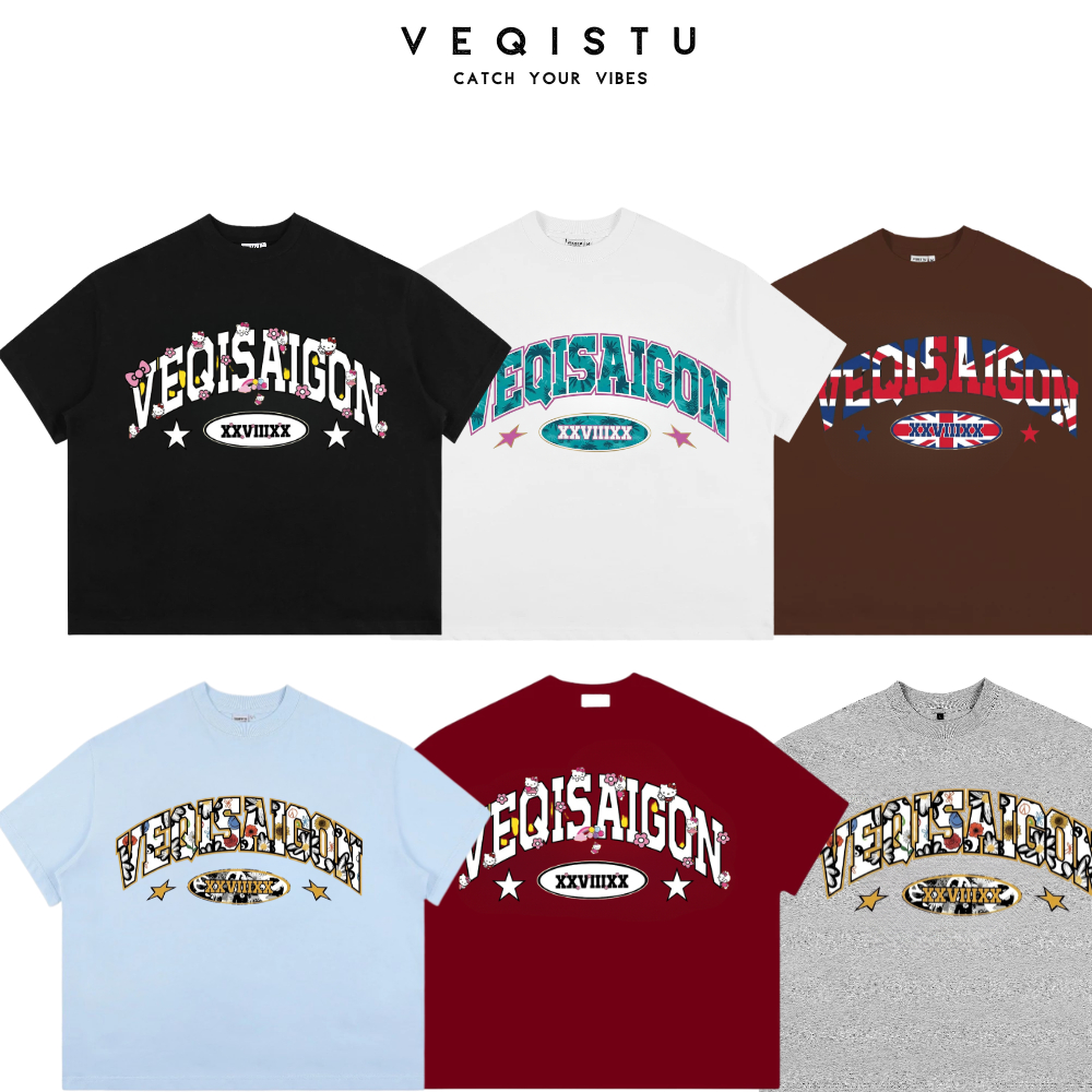 [XX Ver2] Áo thun BOXY Local Brand VEQISTU " XXVIIIXX" Áo Thun Boxy Form Rộng Unisex 250Gsm Cotton