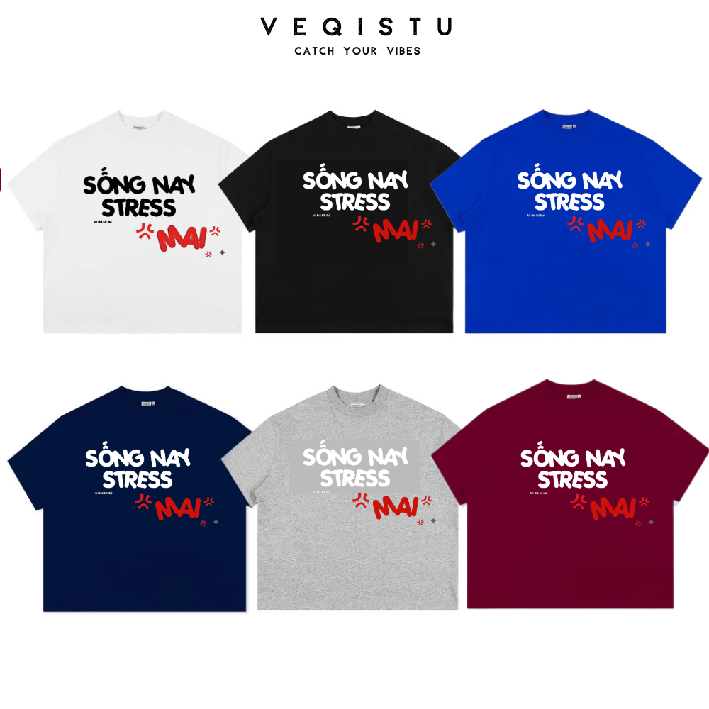 Áo Thun BOXY Local Brand VEQISTU "IT'S SEA", Áo Thun Boxy Form Rộng Unisexm Nam Nữ Cổ Tròn 250Gsm 100% Cotton