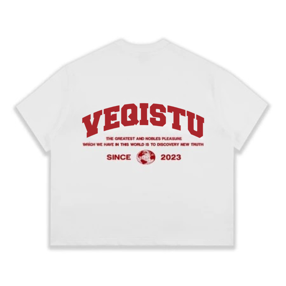 Áo Thun BOXY Local Brand VEQISTU "EARTH", Áo Thun Boxy Form Rộng Unisexm Nam Nữ Cổ Tròn 250Gsm 100% Cotton