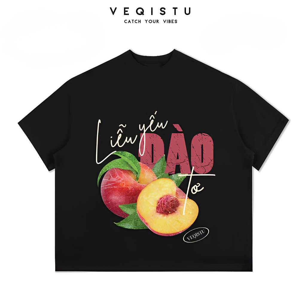 Áo thun BOXY Local Brand VEQISTU "Thay lời trái nói" Áo Thun Boxy Form Rộng Unisex Nam Nữ  250Gsm Cotton