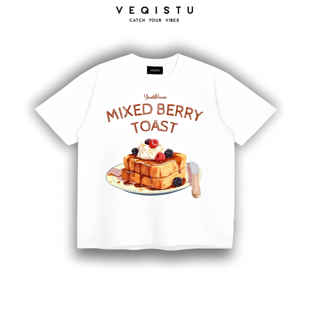 Áo Thun BOXY Local Brand VEQISTU "TROPICAL", Áo Thun Boxy Form Rộng Unisex 250Gsm 100% Cotton