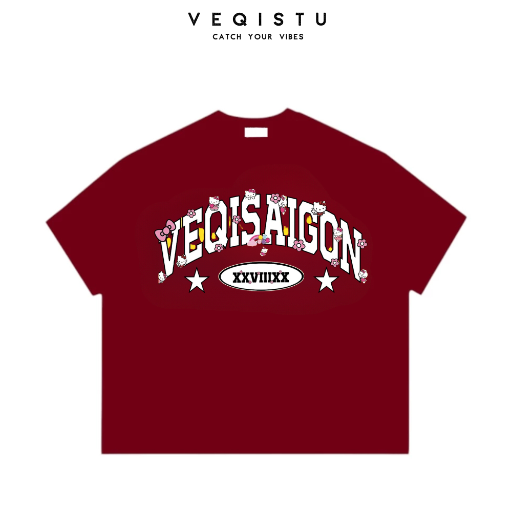 [XX Ver2] Áo thun BOXY Local Brand VEQISTU " XXVIIIXX" Áo Thun Boxy Form Rộng Unisex 250Gsm Cotton