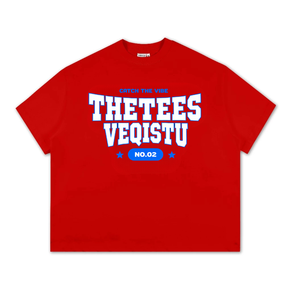 Áo Thun BOXY Local Brand VEQISTU "Thetees", Áo Thun Boxy Form Rộng Unisex Nam Nữ 250Gsm 100% Cotton