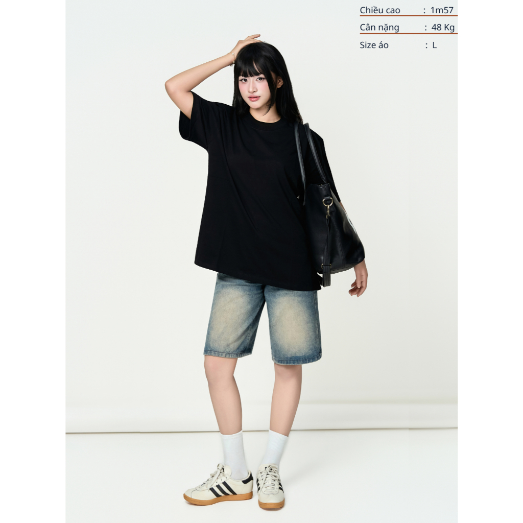 Áo Thun BOXY Local Brand VEQISTU "Áo Thun Trơn ", Áo Thun Boxy Form Rộng Unisex Nam Nữ 250Gsm 100% Cotton