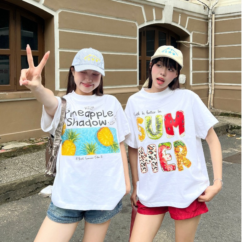 Áo Thun BOXY Local Brand VEQISTU "TROPICAL", Áo Thun Boxy Form Rộng Unisex 250Gsm 100% Cotton