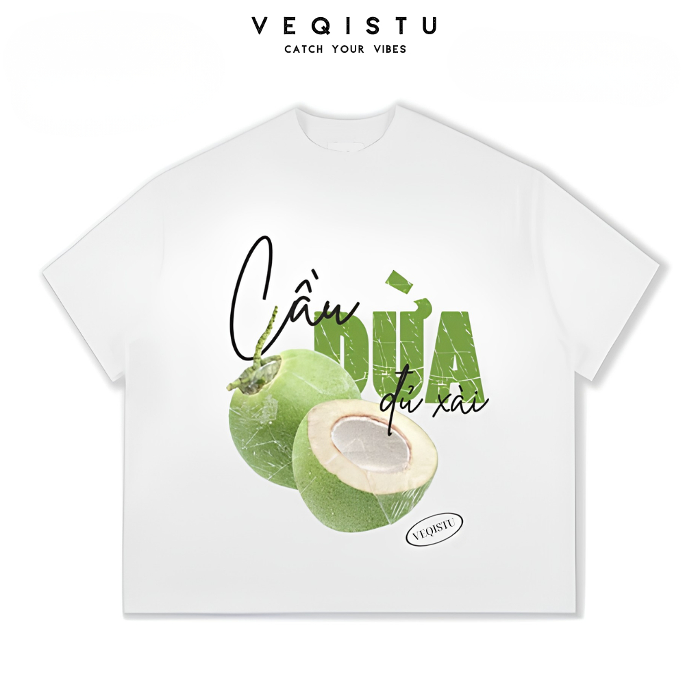 Áo thun BOXY Local Brand VEQISTU "Thay lời trái nói" Áo Thun Boxy Form Rộng Unisex Nam Nữ  250Gsm Cotton