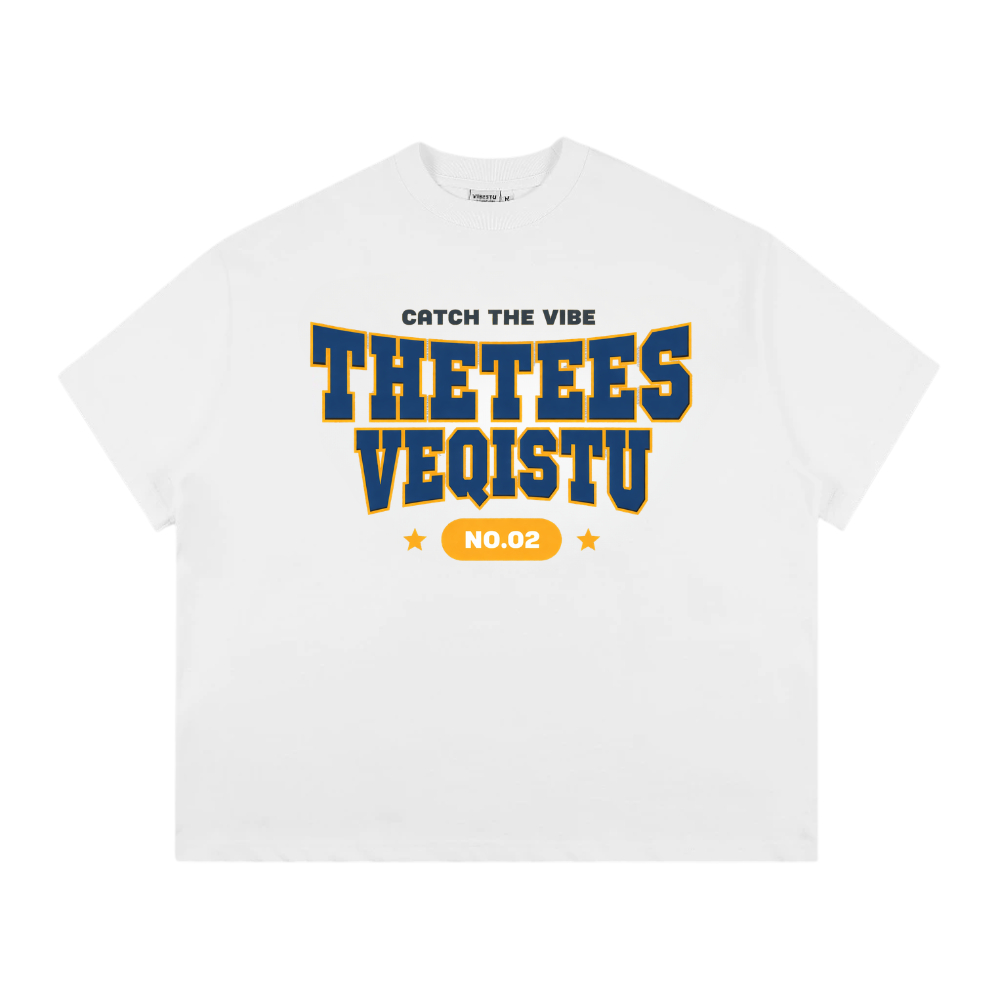 Áo Thun BOXY Local Brand VEQISTU "Thetees", Áo Thun Boxy Form Rộng Unisex Nam Nữ 250Gsm 100% Cotton