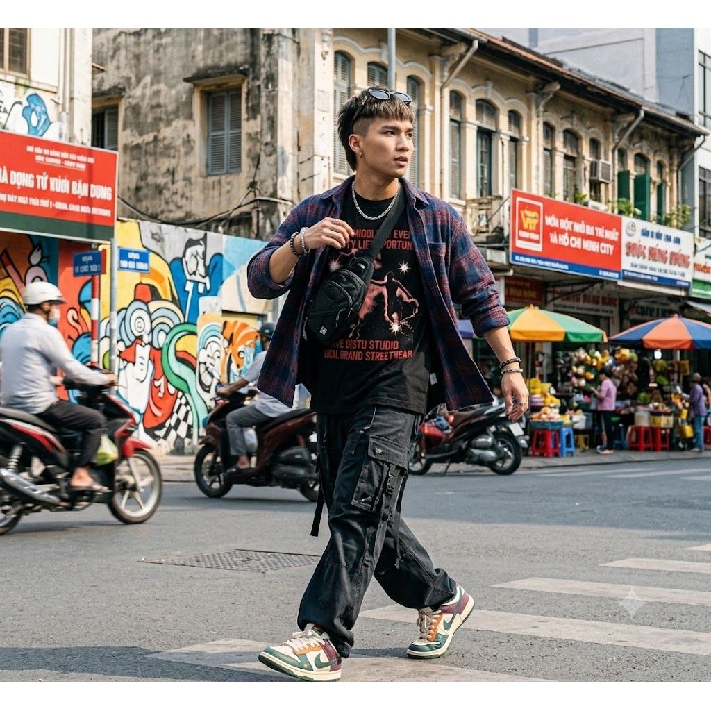 Áo Thun Form Big Boxy '' VEQISTU TSUDID '' Cotton 100% Local Brand Unisex Cổ Tròn