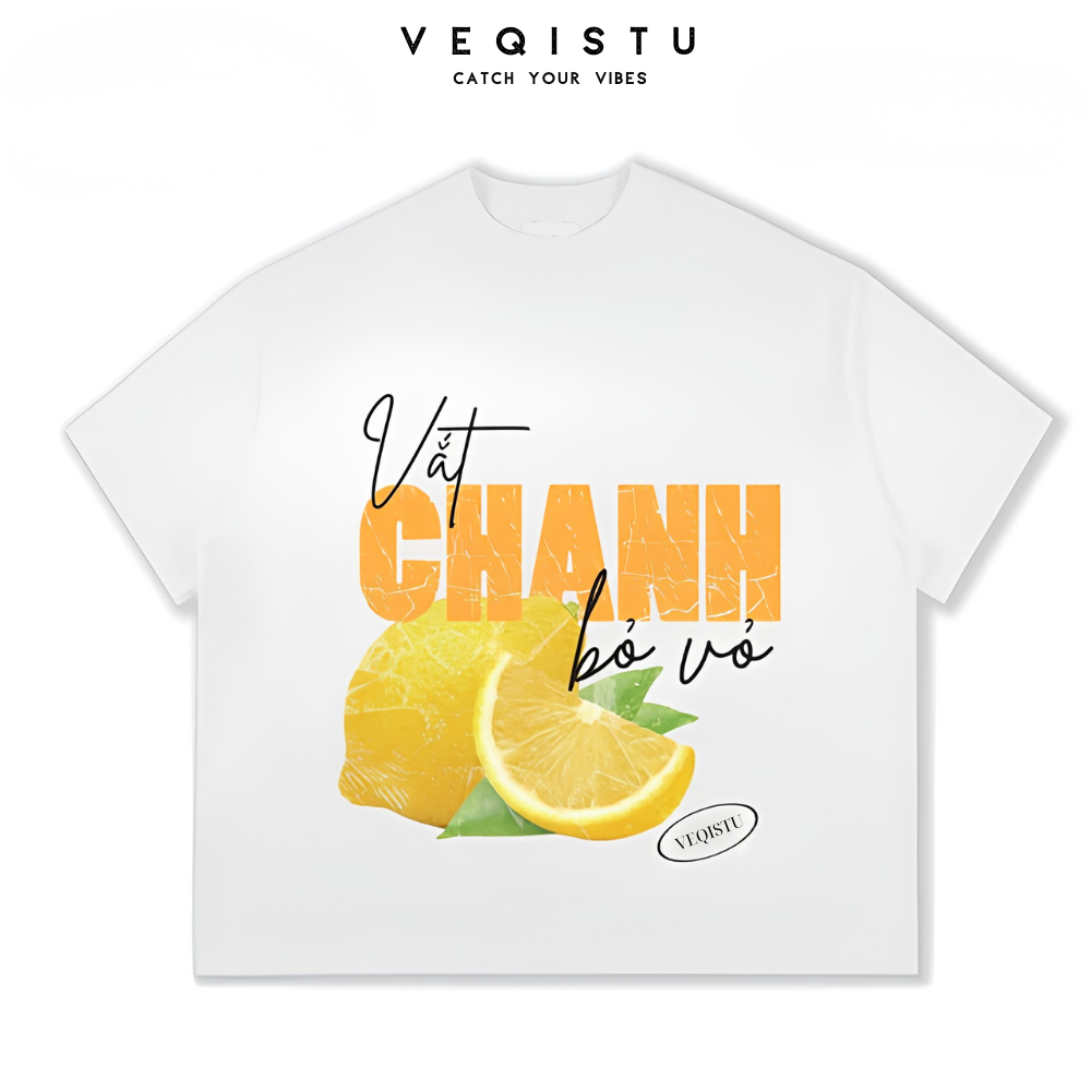 Áo thun BOXY Local Brand VEQISTU "Thay lời trái nói" Áo Thun Boxy Form Rộng Unisex Nam Nữ  250Gsm Cotton
