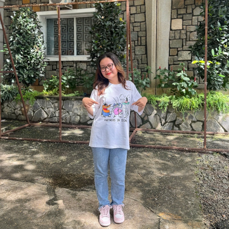 Áo thun BOXY Local Brand VEQISTU "3 Con Gián Oggy" Áo Thun Boxy Form Rộng Unisex Nam Nữ  250Gsm Cotton