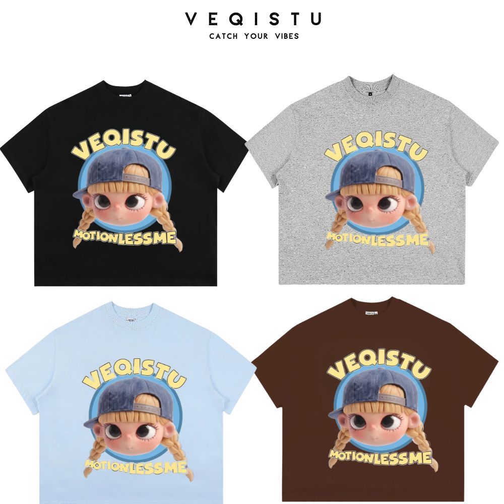 Áo Thun BOXY Local Brand VEQISTU "Baby", Áo Thun Boxy Form Rộng Unisex  250Gsm 100% Cotton